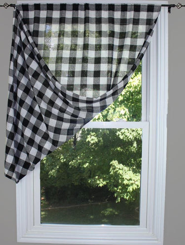 Heirloom Buffalo Check Black Oat Panel H8015111 - The Fox Decor